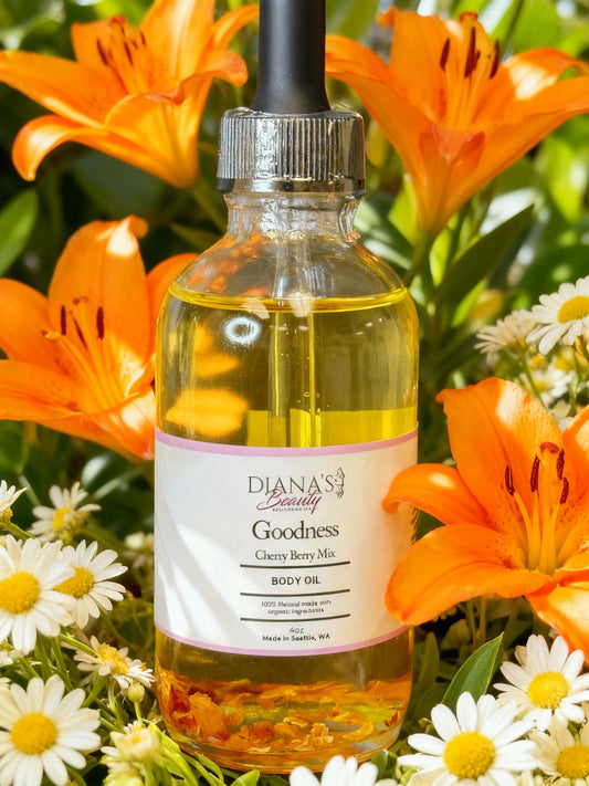 GOODNESS BODY OIL (cherry & berry ￼
