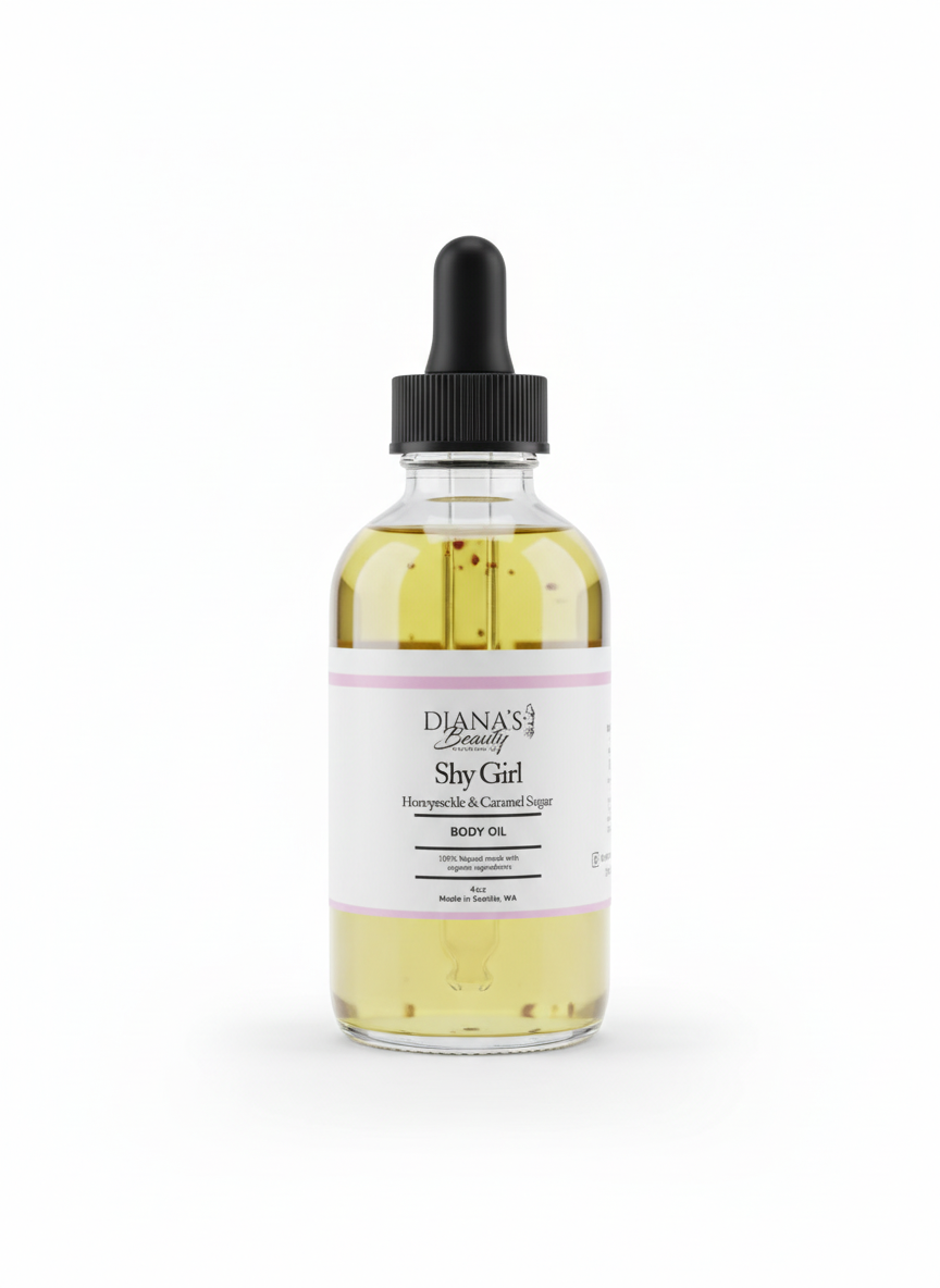 SHY GIRL BODY OIL (Honeysuckle & Caramel Sugar
