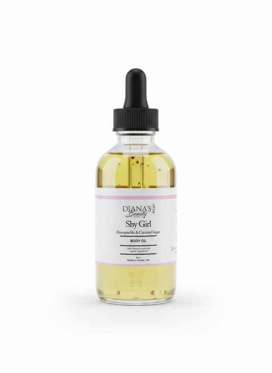 SHY GIRL BODY OIL (Honeysuckle & Caramel Sugar